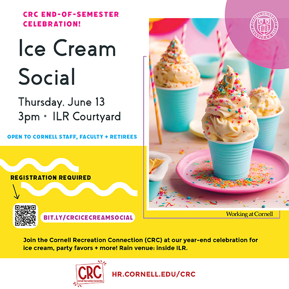 CRC ice cream social flyer (complete text on webpage)