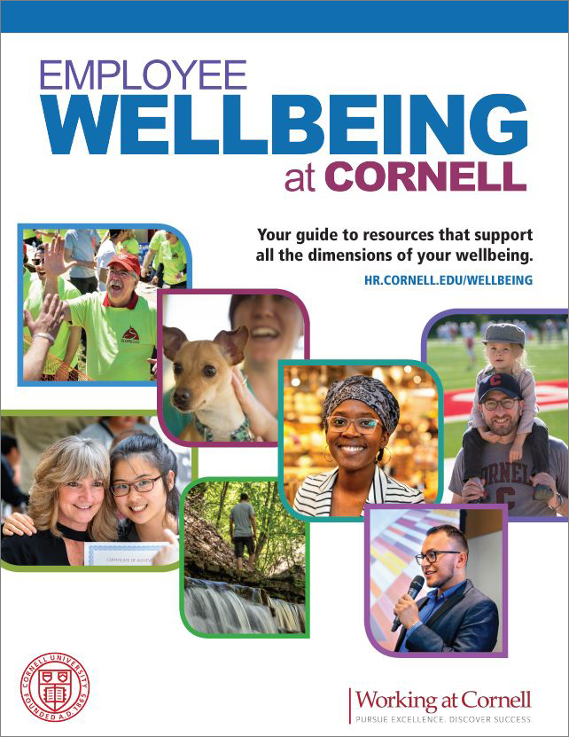 Employee Wellbeing at Cornell resources booklet cover