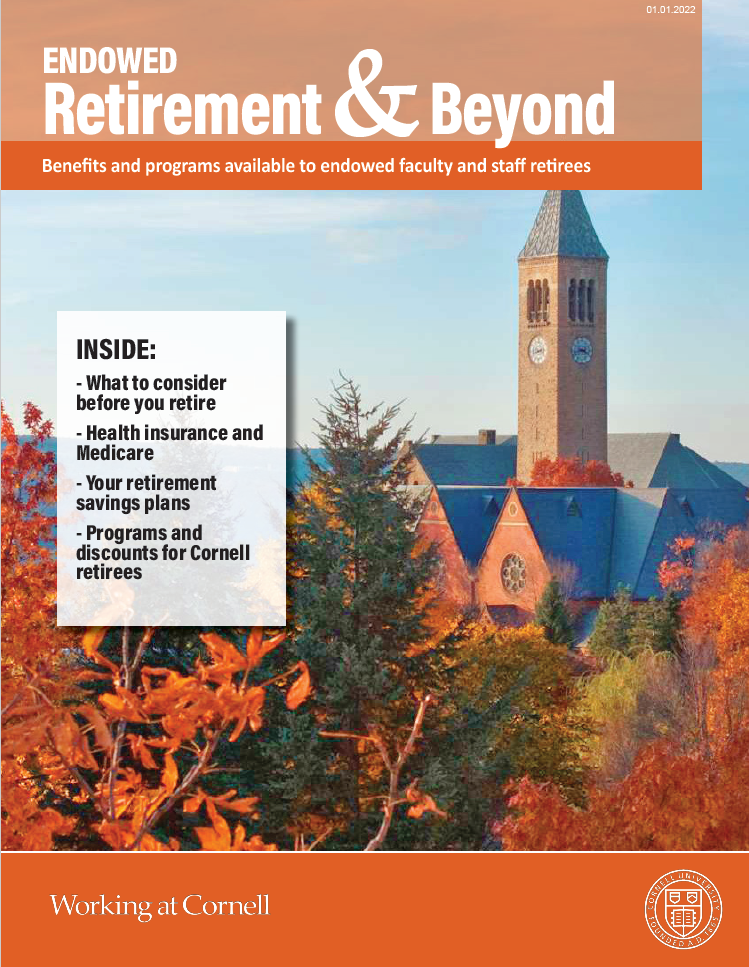 Cover of Endowed Retirement & Beyond booklet