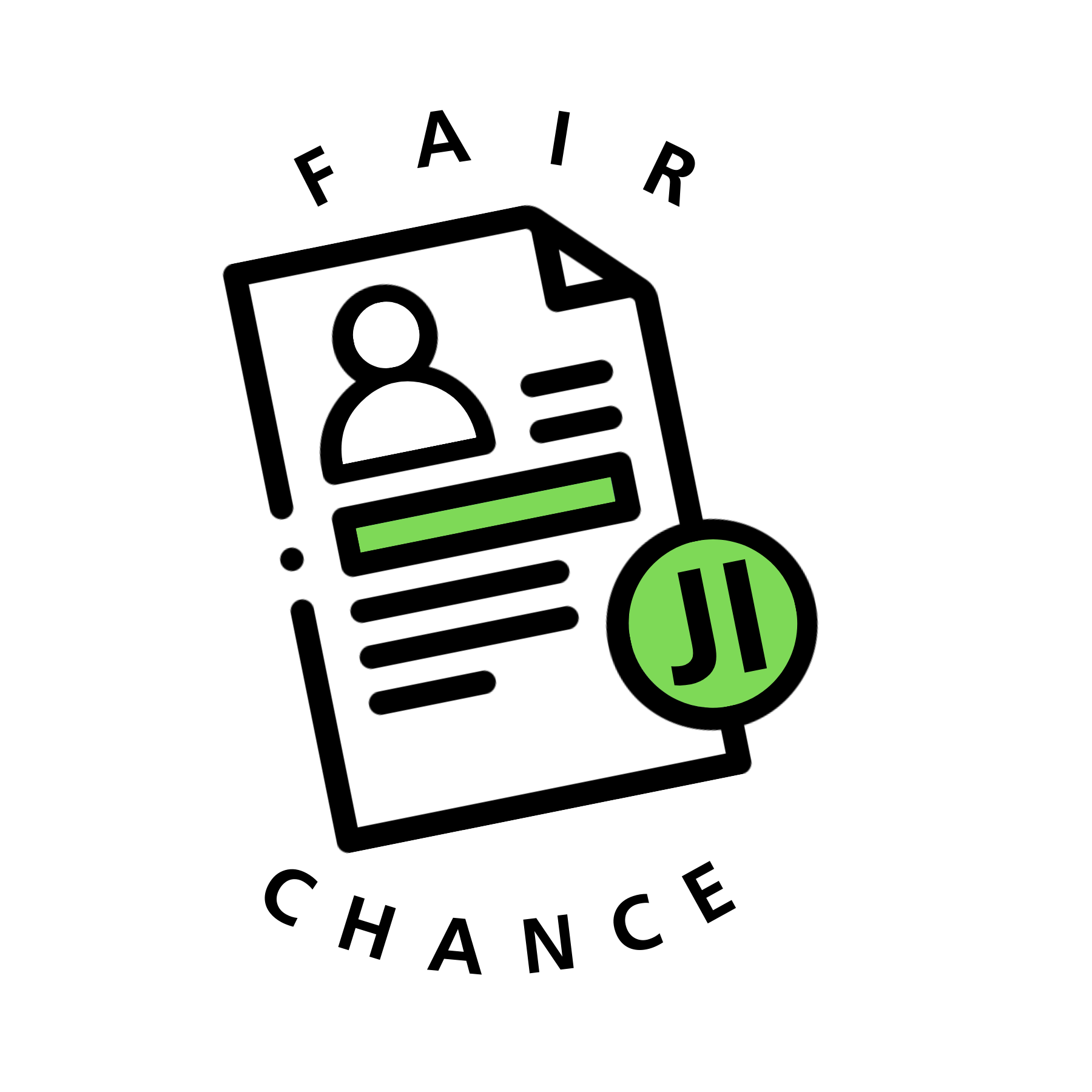 Fair chance graphic