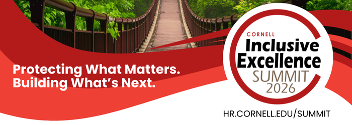 Banner with Inclusive Excellence Summit logo and text "Protecting What Matters. Building What's Next" with bridge in background