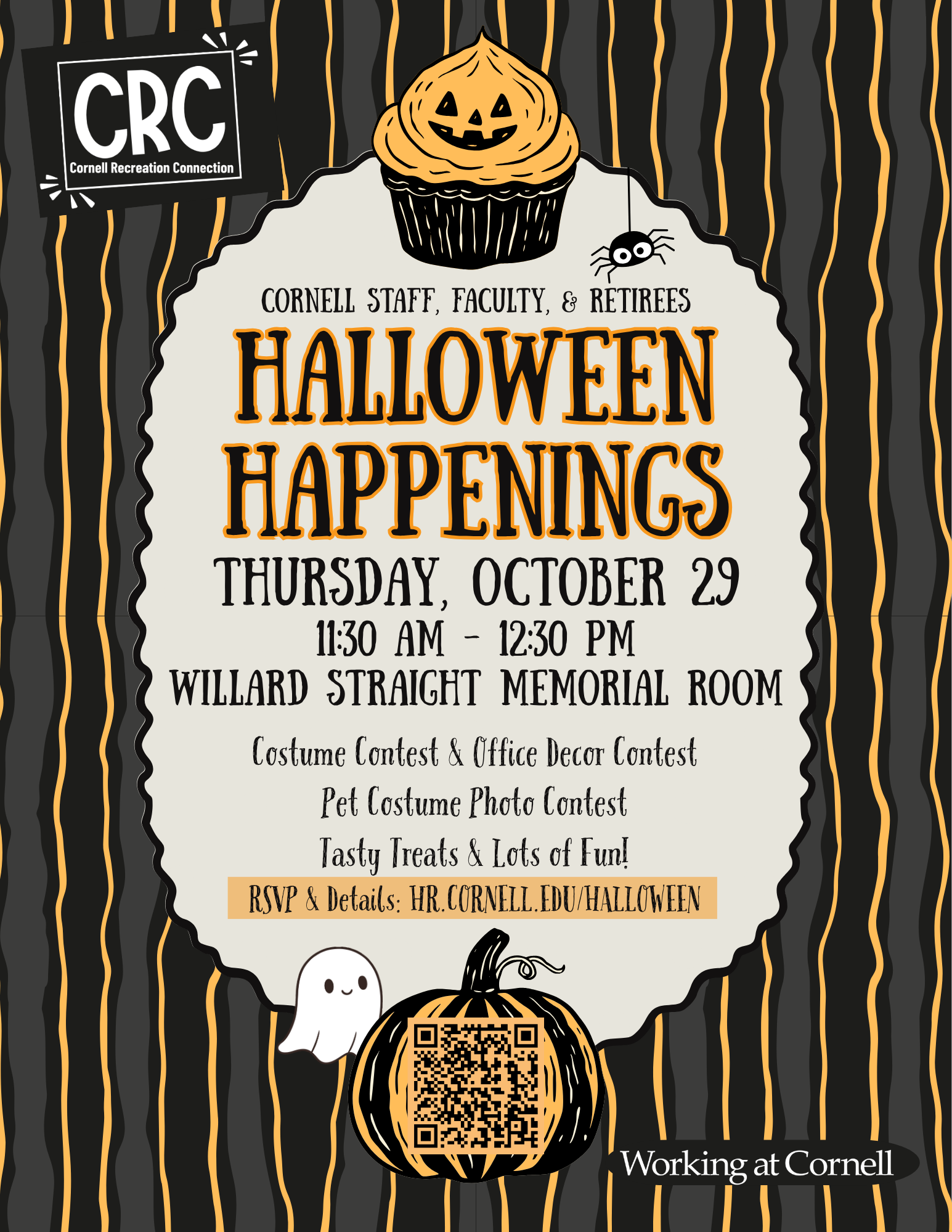 Cute spooky halloween flyer; all text is on webpage